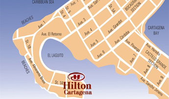 Hotel Hilton Cartagena Plan