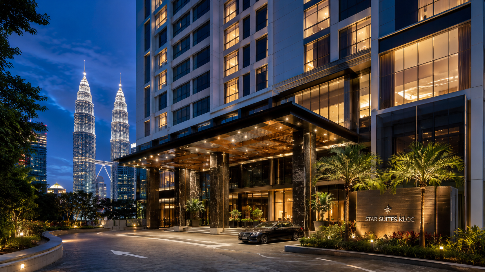 Au&szlig;enansicht des Star Suites KLCC nahe dem Stadtzentrum von Kuala Lumpur
